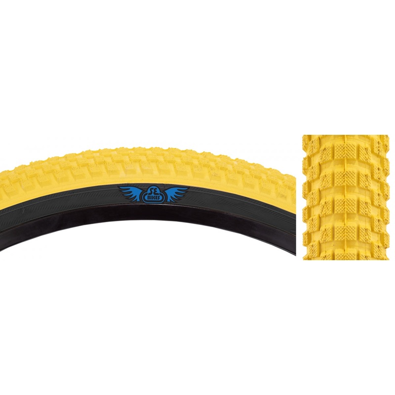 Tire Se Bikes Cub 16X2.125 Yl/Blk Wire/27