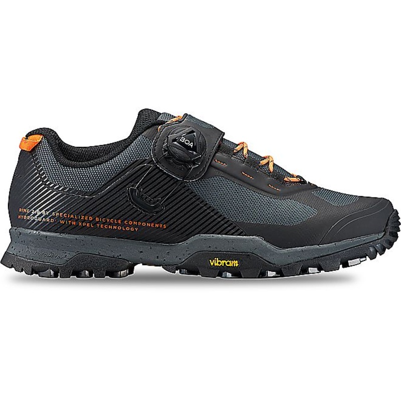 2023 Specialized RIME 2.0 HG MTB SHOE BLK/CSTBTLSHP/BLZ 38 Black/Cast battleship/Blaze SHOE