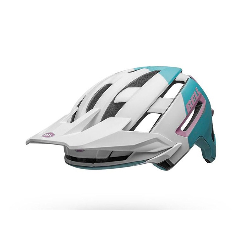 Bell Super Air MIPS MTB Helmet – Matt Gloss White-Purple – 2020