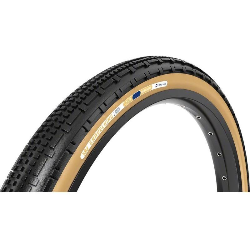 Panaracer GravelKing SK Tire – 700 x 50 Tubeless Folding Black/Brown