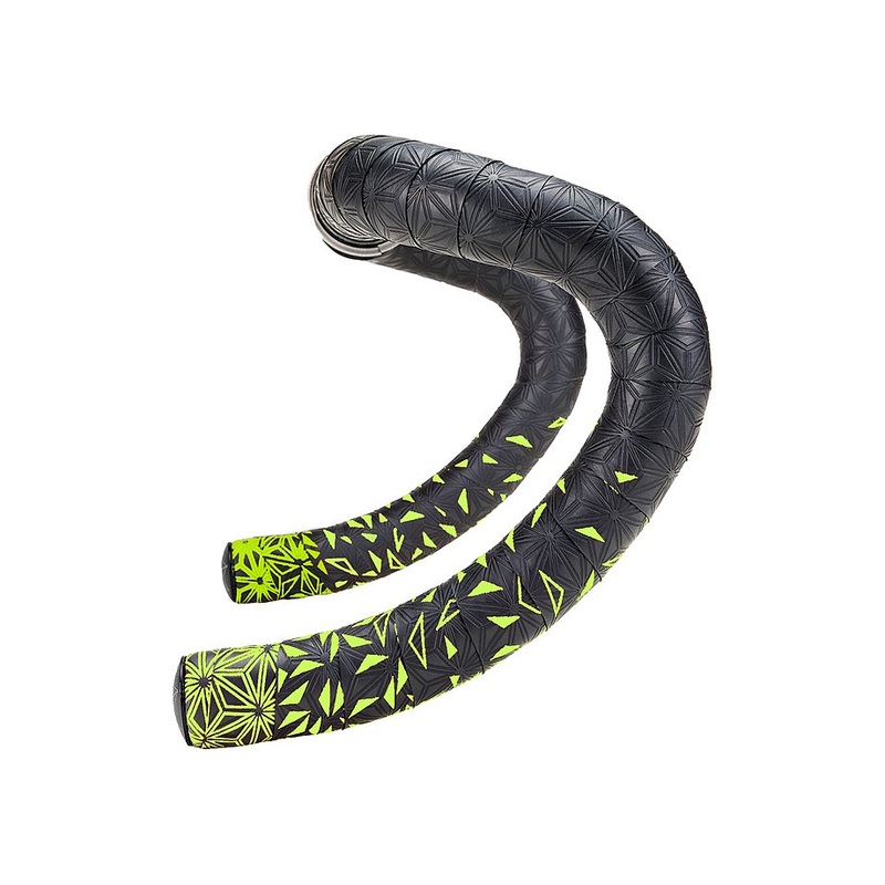 Specialized super sticky kush tape star fade neon yellow/ano black one size