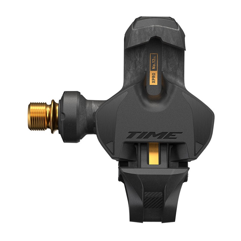Time XPRO 12SL Pedals – Single Sided Clipless Carbon 9/16″ Carbon/Gold QF 53 C1