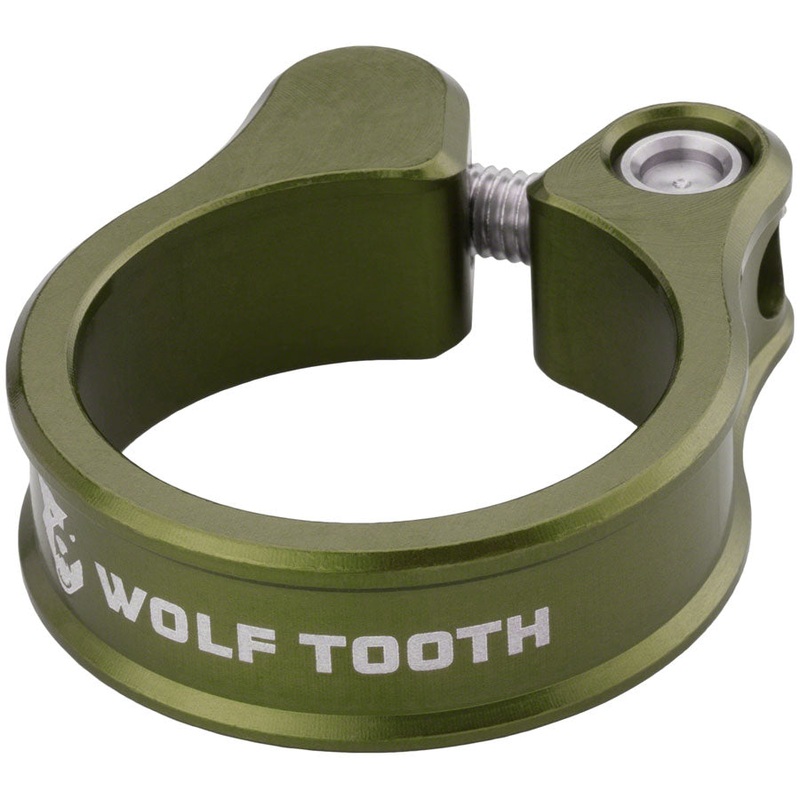 Wolf Tooth Seatpost Clamp – 34.9mm, Bolt-On, Olive