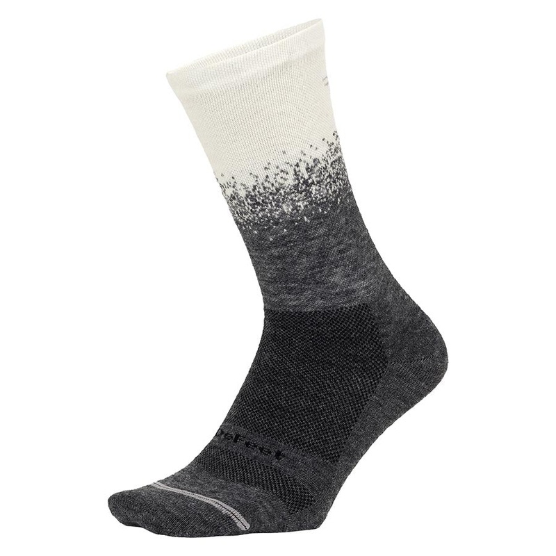 DeFeet Wooleator Pro 6″ Gravel Gray Socks 7-9 Faze