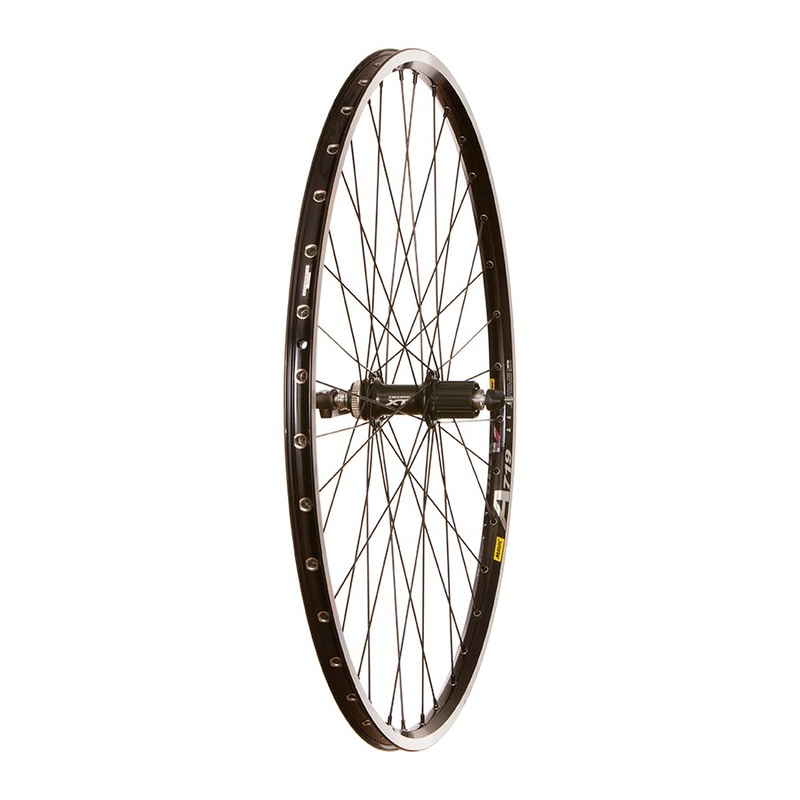 Wheel Shop Mavic A719 / Shimano XT FH-M8000 Wheel Rear 700C / 622 Holes: 36 QR 135mm Rim and Disc CL Shimano HG