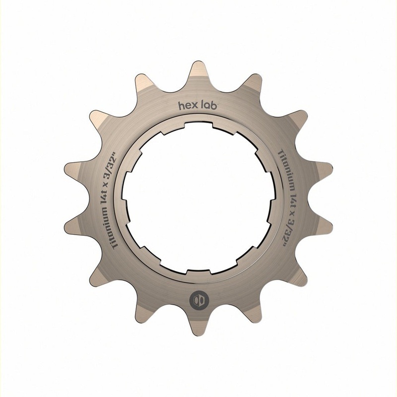 Box Hex Lab 3/32″ Titanium Cog