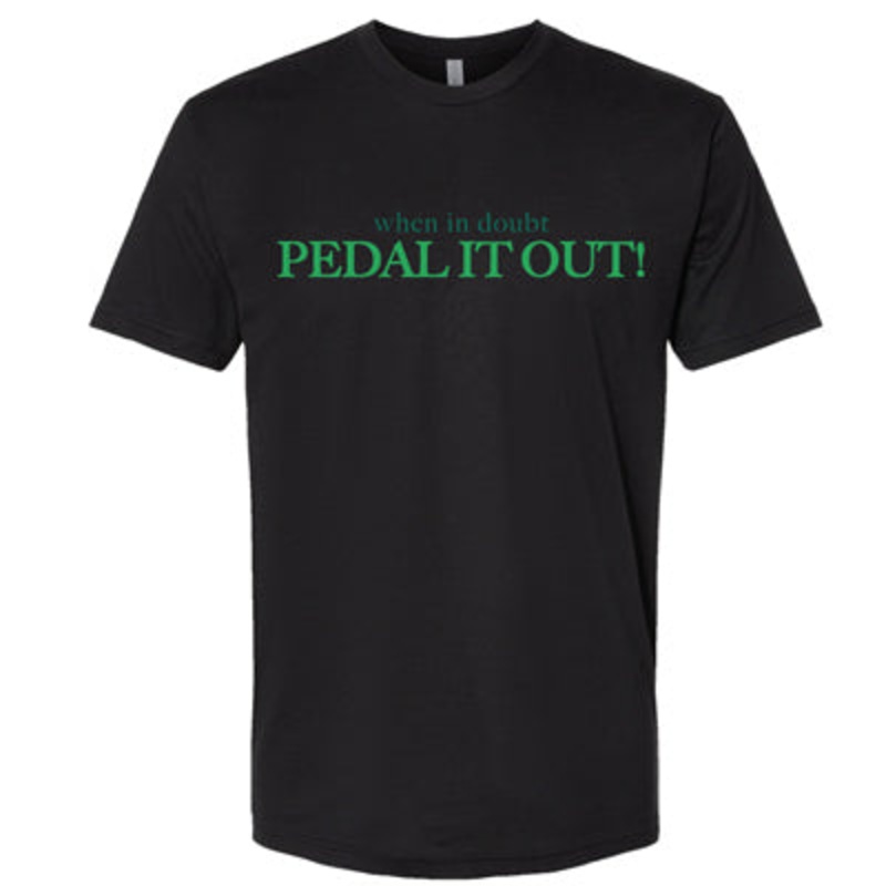 Uc T-Shirt,Pedal It Out,Med Black Pedal It Out  Apparel