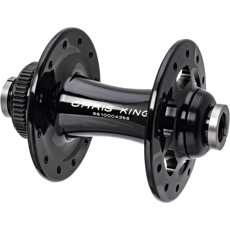 Chris King R45D Front Hub – 12 x 100mm, Center-Lock, Black, 32H