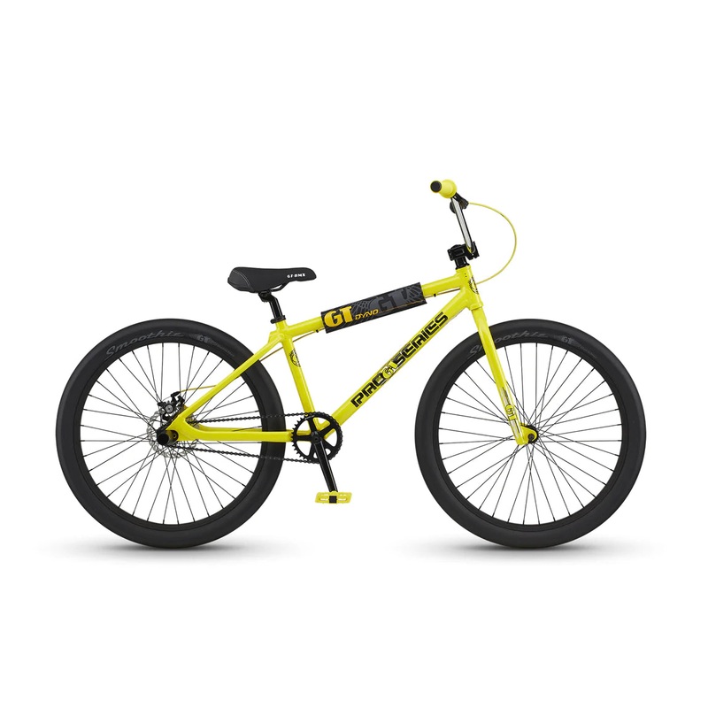 GT Pro Series Heritage 26″ BMX Freestyle Bike-Yellow