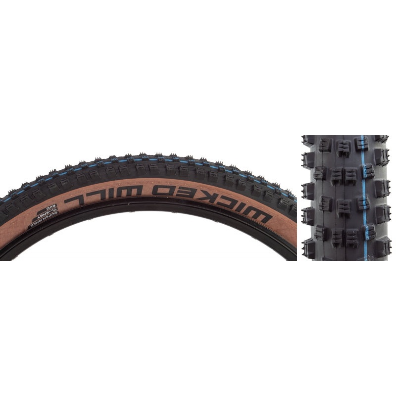 Wicked Will Tire – 29 x 2.4 Tubeless Folding BLK/Transparent Evolution Line Super Race Addix SpeedGrip