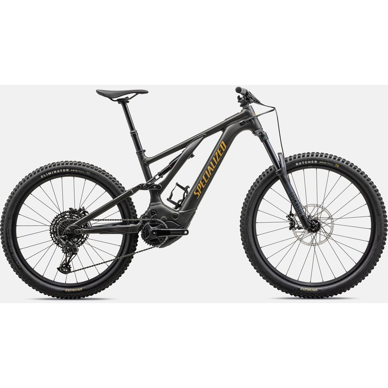 2023 Specialized Turbo Levo Alloy 29″ Mountain Complete Bike – S6, SATIN DARK MOSS GREEN / HARVEST GOLD