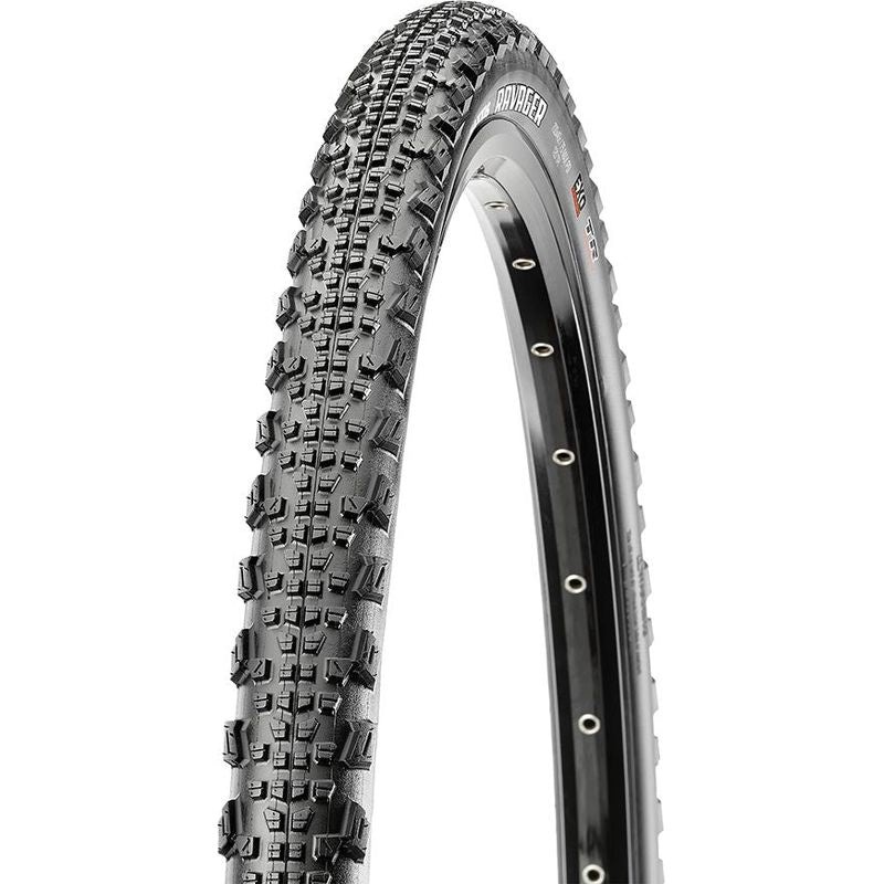 Maxxis Ravager Tire – 700 x 50 Tubeless Folding Black Dual EXO