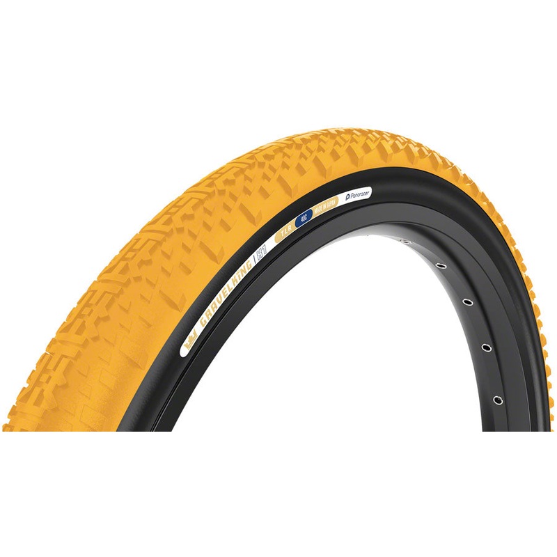 Panaracer GravelKing X1 Tire – 700 x 40 Tubeless Folding Honey Butter/Black