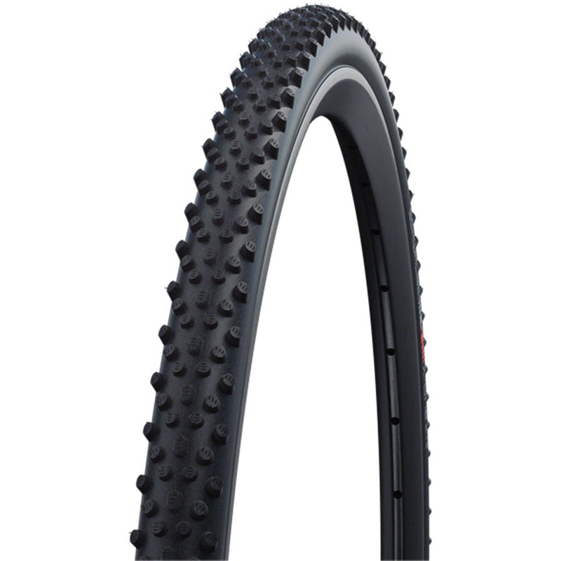 Schwalbe X-One Bite Tire – 700 x 33 Tubeless Folding BLK Evolution Line Addix SuperGround