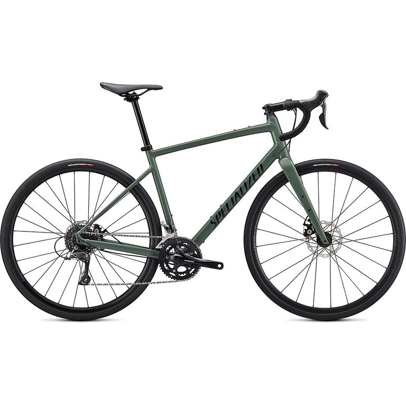 2021 Specialized diverge e5 bike gloss sage green/forest green/chrome/clean 58