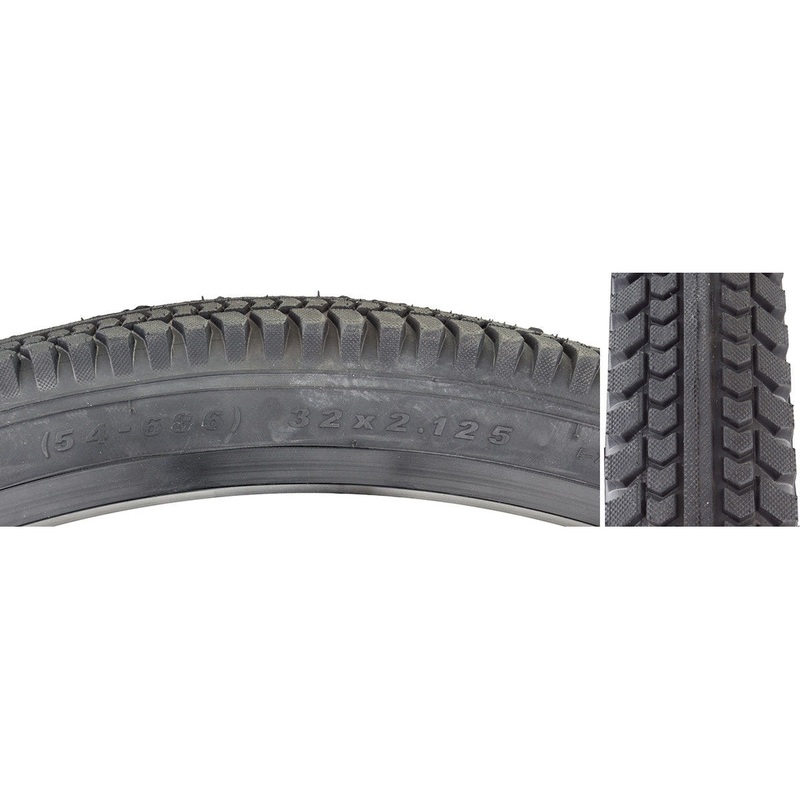 32×2.125 Bicycle Tire – 32″ for Kent Genesis – All Black