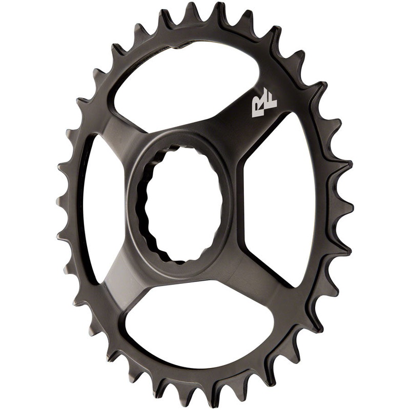 RaceFace Narrow Wide Chainring: Direct Mount CINCH, 30t, Steel, Black