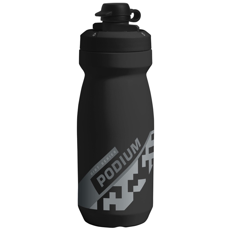 Camelbak Podium Dirt Series Water Bottles  Durable, BPA-Free, Antimicrobial Hydration Bottles with Mud Cap, Wide Mouth, and Leak-Proof Silicone Cap