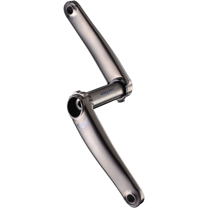 Cane Creek eeWings All-Road Titanium Crankset – 170mm 8-Bolt Direct Mount 30mm Spindle Brushed Titanium
