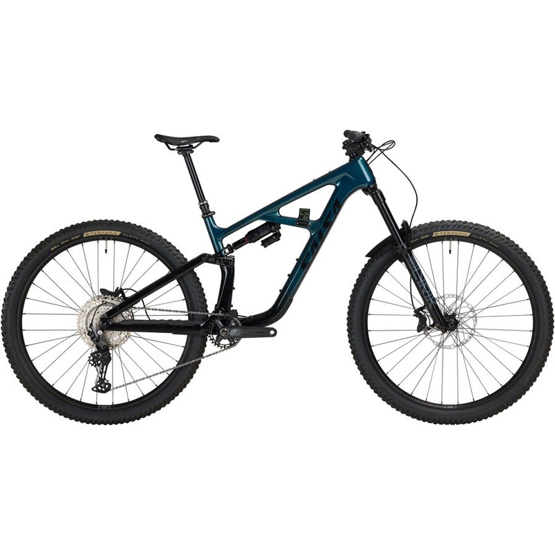 Salsa Blackthorn 145 C Deore 12 Bike – 29″ Carbon Black / Slate Medium