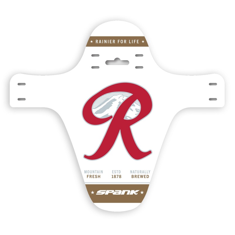 Spank Mud Fender, Rainier Beer LTD, White