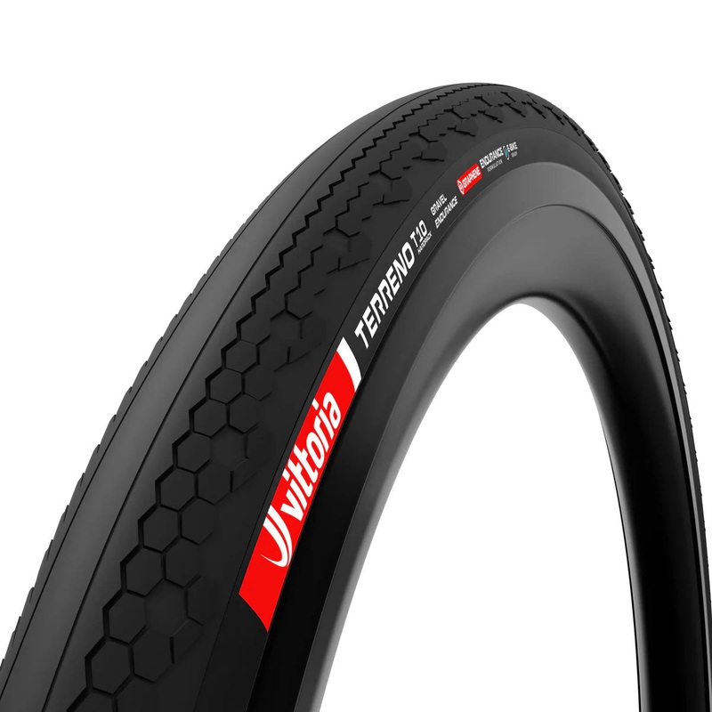 Vittoria Terreno T10 Hardpack Tire – 700 x 50 Tubeless Folding BLK Gravel Endurance Graphene G2.0