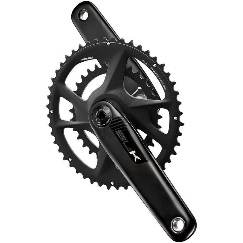 Full Speed Ahead SL-K 2x Modular Carbon Crankset – 172.5mm For Shimano HG+ 12-Speed 53/39t DM/90 BCD 30mm 386EVO Spindle BLK