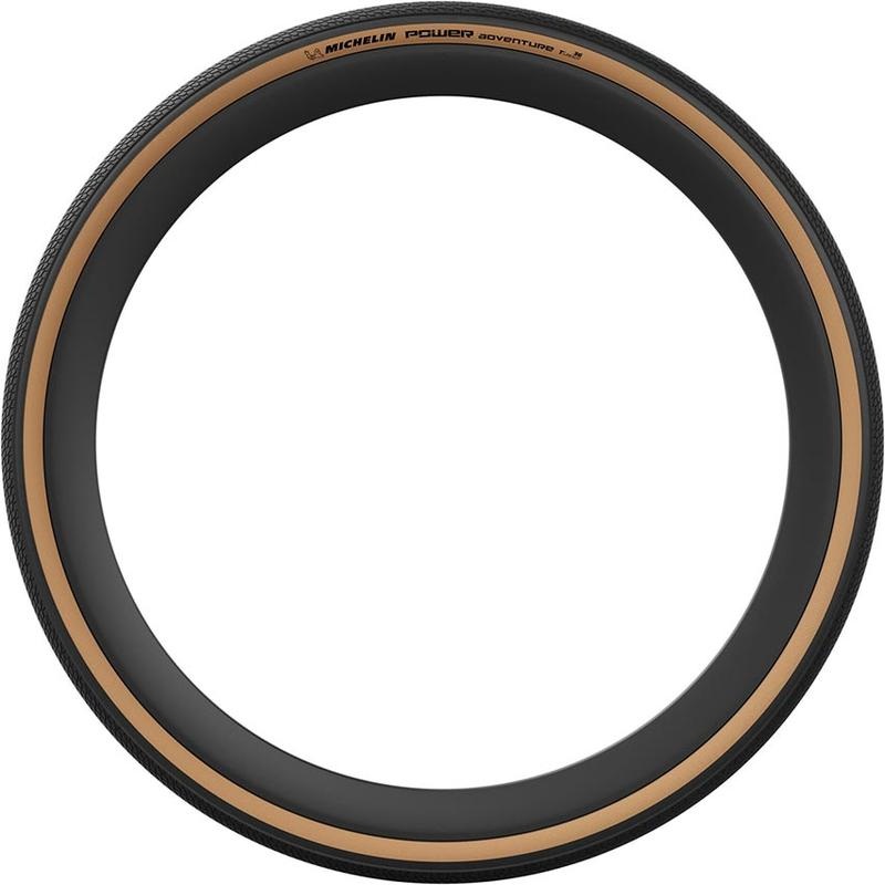 Michelin, Power Adventure Classic TS TLR, Gravel Tire, 700x42C, Folding, Tubeless Ready, GUM-X, GUM-X, 3x100TPI, Tanwall