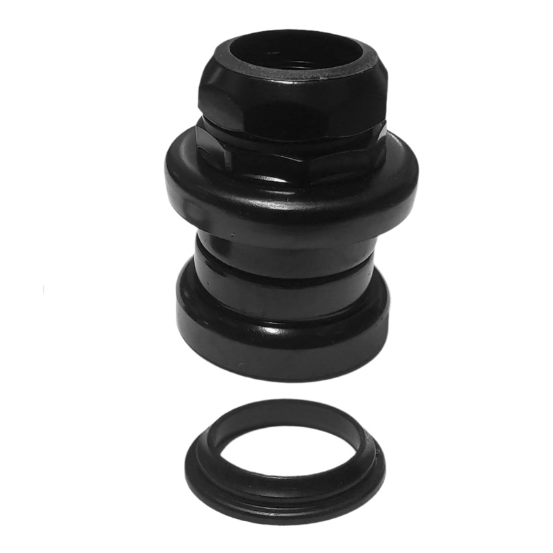1″ to 1-1/8″ Conversion Threaded BMX Headset w/ 26.4 & 27.0mm Race – Black