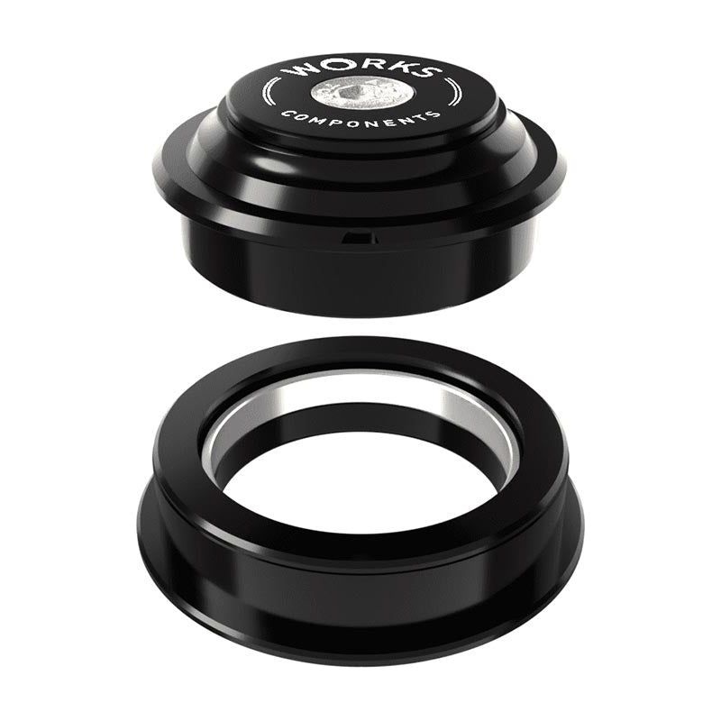Works Components, 1.0 ZS44-ZS56 Angleset, Headset, : ZS44/28.6 | ZS56/40, ZeroStack, Complete, Black, Set 2 99-112mm-