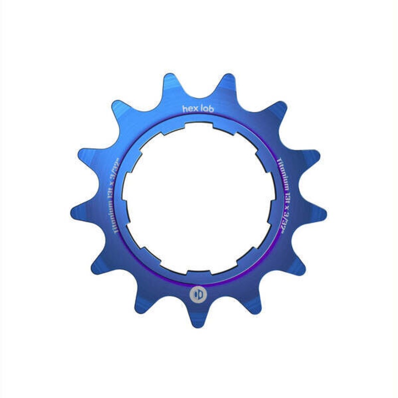 BOX Hex Lab Single Speed Titanium Cogs