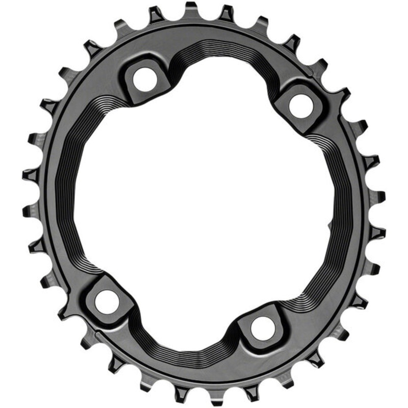 absoluteBLACK Oval 96 BCD Asymmetric Chainring for Shimano XT M8000/SLX M7000