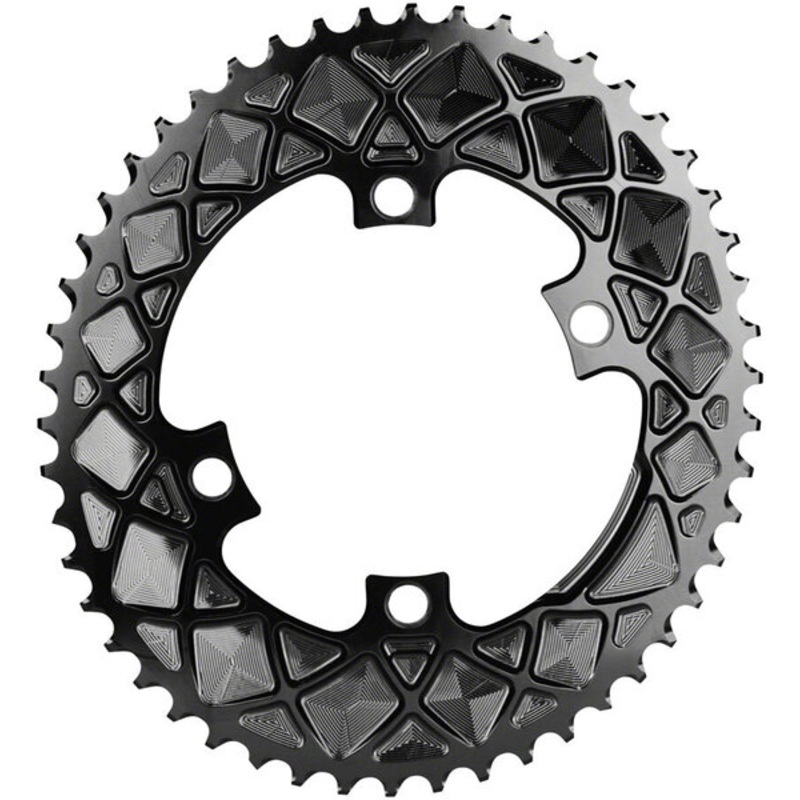 absoluteBLACK Premium Oval 110 BCD 4-Bolt Road Outer Chainring for Shimano 9000/6800/5800