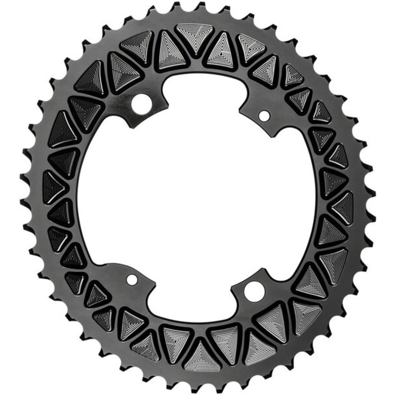 absoluteBLACK Premium Sub-Compact Oval 110 BCD 4-Bolt Road Outer Chainring